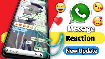 WhatsApp Reaction Feature | New WhatsApp Reaction Update 2022 and How WhatsApp Reactions Work