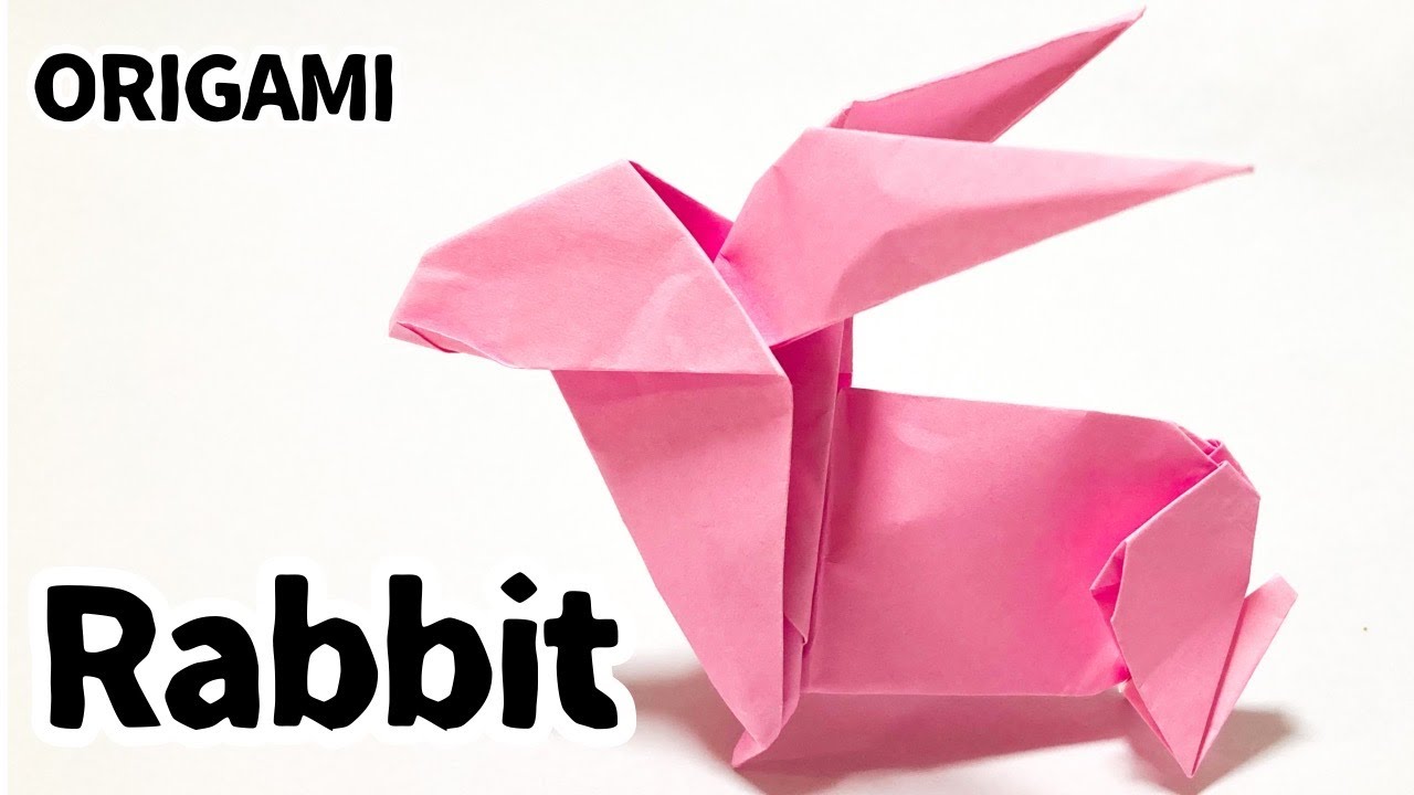 Origami Rabbit -How to make- Animal 折り紙 うさぎ 兎 動画 折り方