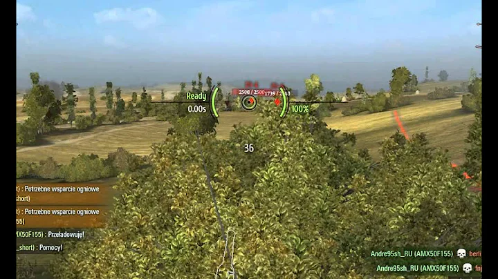 Leopard I used as a spotter. [8.5 WoT Test server] World of Tanks passive spotting