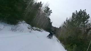 Snowmobiling Maine-Iacs...112 Logan Pond Trail Towards Baxter State Park South Entrance