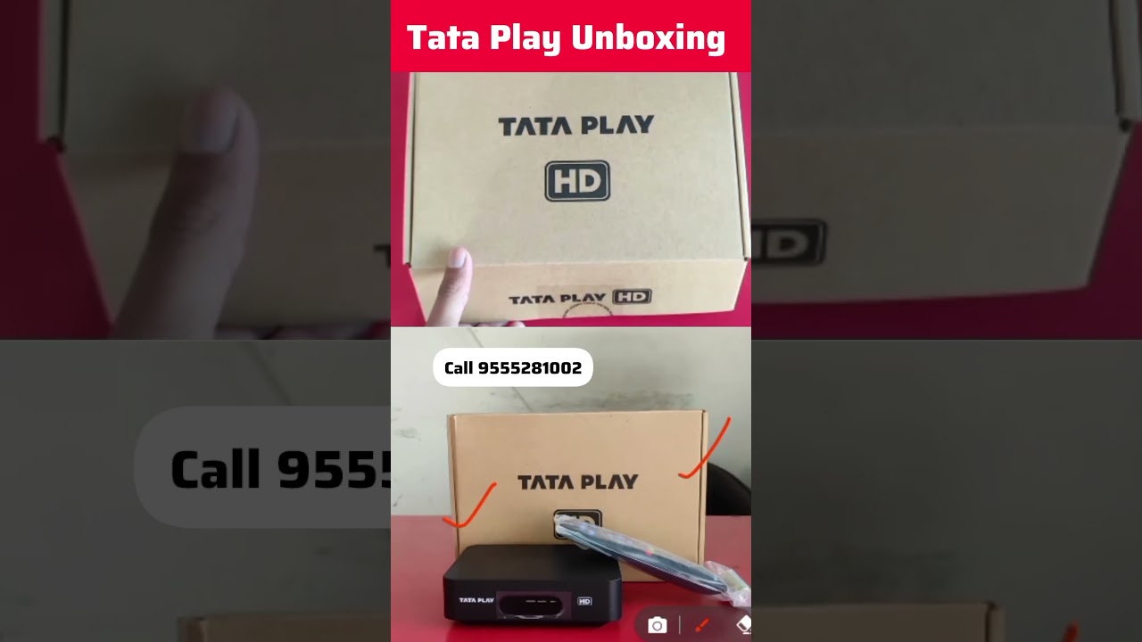 Tata Play Set Top Box Unboxing 2025 