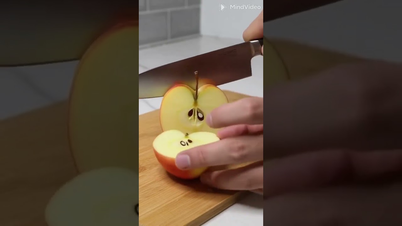 “Watch AI Create Perfect Fruit Cuts!”