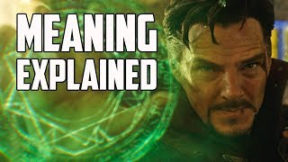 Dr. Strange: Meaning Explained (Time Stone)