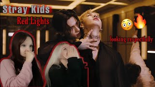 Stray Kids (Bangchan & Hyunjin) - Red Lights | 강박 (방찬, 현진) MV (Reaction Video by JLSisterz)