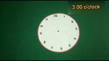 Learn how to read the time on clock and to draw hand to show the given time in English