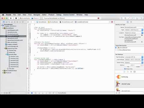 iOS Development with Swift Tutorial - 37 - Creating the Bullet