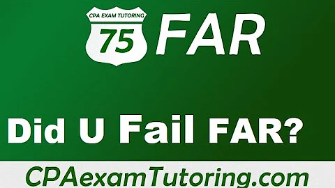 Did You Fail the CPA FAR Exam, By Darius Clark!