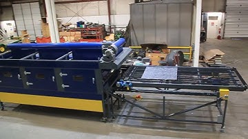 Blasdel Conveyorized Industrial Oven with Automatic Press Loading Line