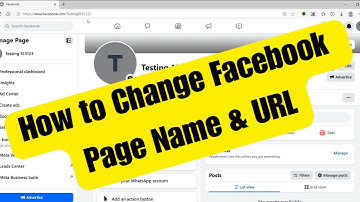 How To Change Facebook (Business) Page Name & URL Fast!