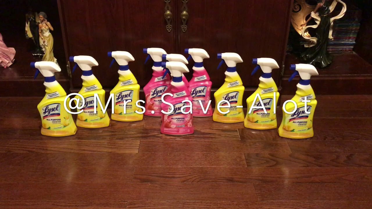 Couponing at Dollar General Lysol 10/15/17 YouTube