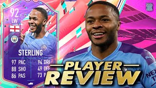 5⭐ SKILL MOVES/4⭐ WEAKFOOT UPGRADE! 92 FUT BIRTHDAY STERLING PLAYER REVIEW! FIFA 21 Ultimate Team