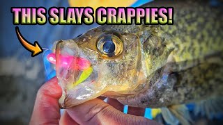 This is a Killer Winter Crappie Lure - Big Bite Baits Lindner