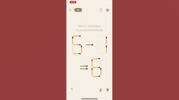 Math Riddle : match sticks level 58