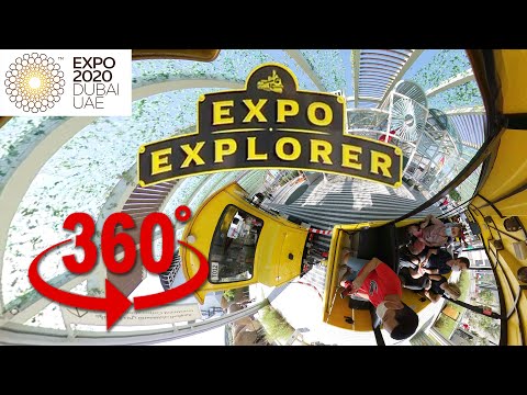 Visit the Expo 2020 Dubai through the Expo Explorer Train | 360 Video