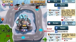 Monster Legends - Ice Titan Race Review Progress