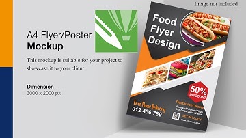 CorelDraw Tutorial - Create restaurant flyer poster menu design template