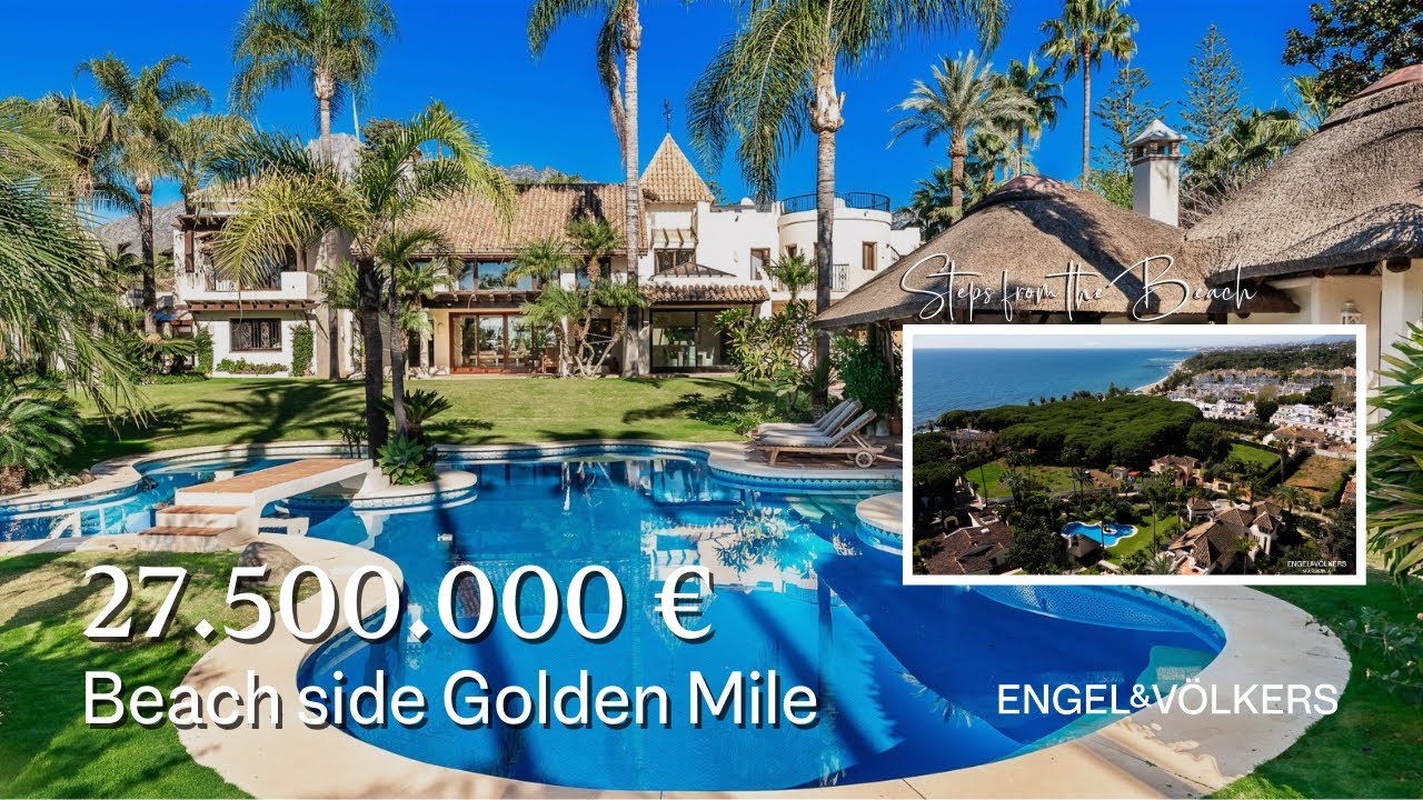 Роскошная вилла, расположенная на двойном участке на берегу моря, на Золотой Миле | W-02TRBK | En...