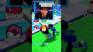Kaylis Ruining the Video #foryou #brainrot #forkids #shorts #roblox #foltyn #funny #entertainment