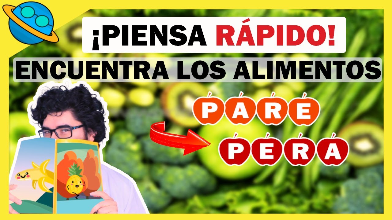 Anagramas Contra Reloj - Frutas y Verduras - YouTube