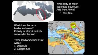 North Africa-Middle East Physical Features