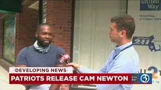 Video: Patriots release Cam Newton