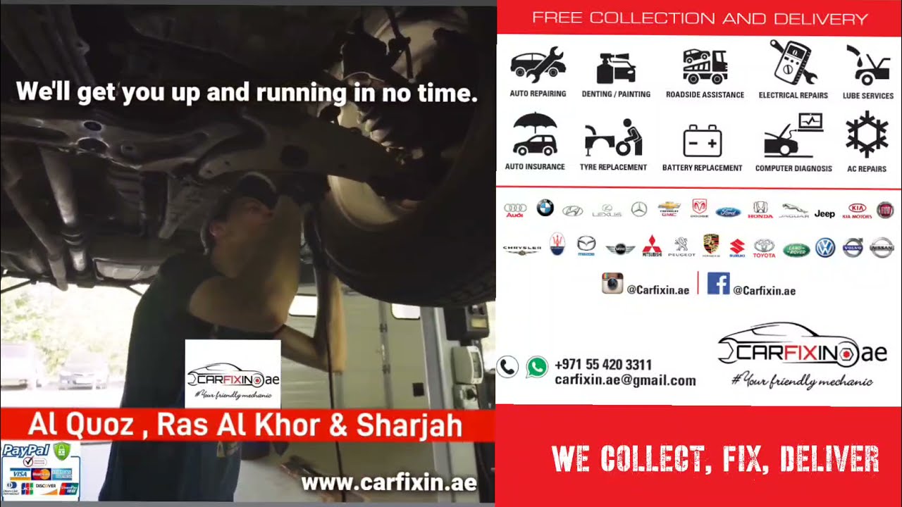 Car Repair in Dubai Carfixin.ae