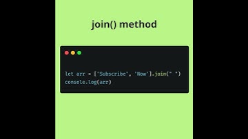 3 Ways to Convert Array to String in Javascript #shorts