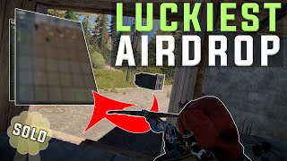 LUCKIEST Airdrop Right OUTSIDE My STARTER BASE - Rust SOLO #1