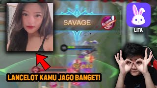 MAIN BARENG CEWEK CANTIK DI LITA TERNYATA DIA TAU GW ! - Mobile Legends