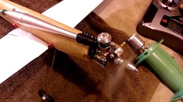 Cox TD .050 RC on Profi 1/2A Tuned Pipe