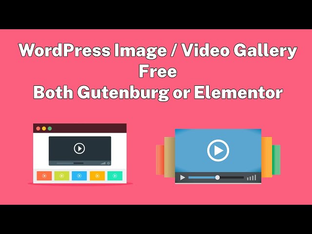 How to make image or video gallery in WordPress for FREE class=