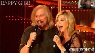 Barry Gibb & Olivia Newton-John - Islands In The Stream (Live) Reaction #olivianewtonjohn  #music