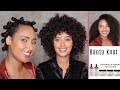 Bantu Knot Out Afro Tutorial Wash Day ft the *NEW* TGIN Miracle Repairx Line for Natural Curly Hair