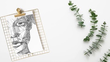 How to Draw Girl through Lines Step by Step Tutorial By || Ravi Katiyar || Drawing Diary 2000 ||