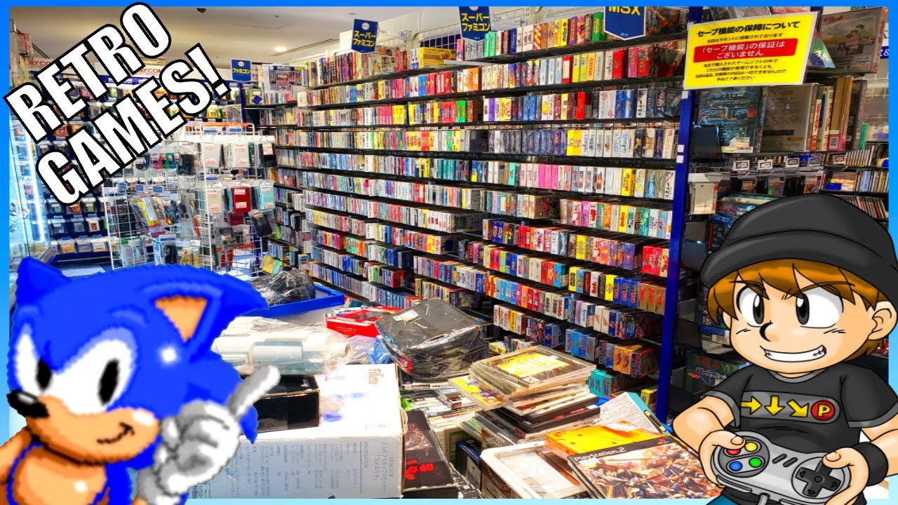 SURUGAYA in SHINJUKU Retro Game Run