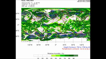 87 km Global WRF Run - April