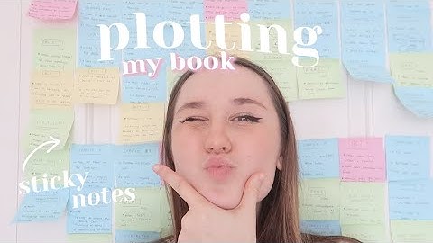 PLOTTING MY BOOK WITH STICKY NOTES / *detailed* character and chapter planning