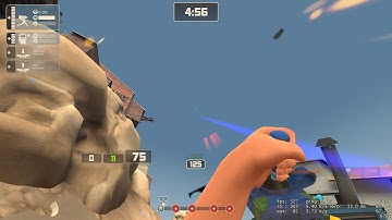 TF2 Science - Payload Pushing into Sentry Boosting on Upward Blu Spawn