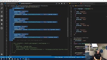 Transposing Rows and Columns in ag-grid - Lance Finney