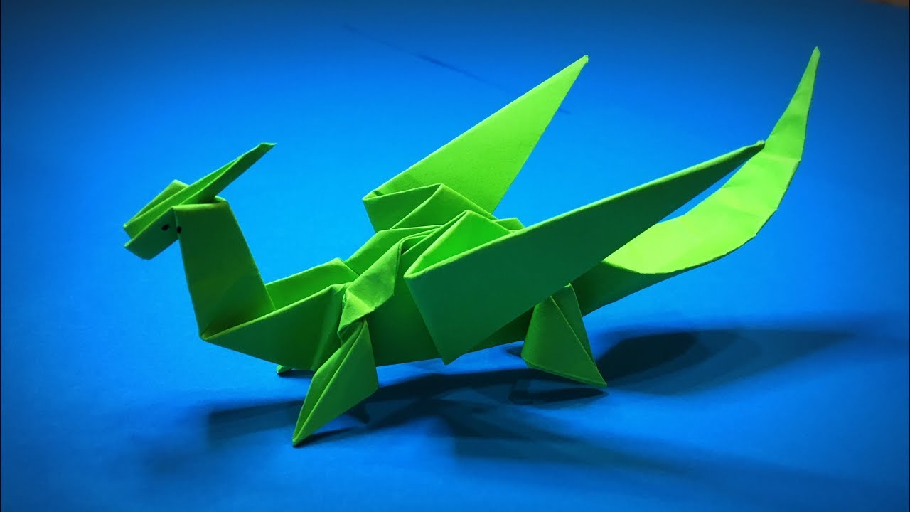 Origami Dragon How to Make a Paper Dragon DIY Easy Origami ART