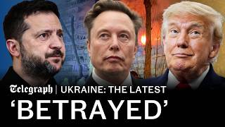 Zelensky accuses Trump of 'betrayal' amid bitter Elon Musk Starlink row | Ukraine war news updates