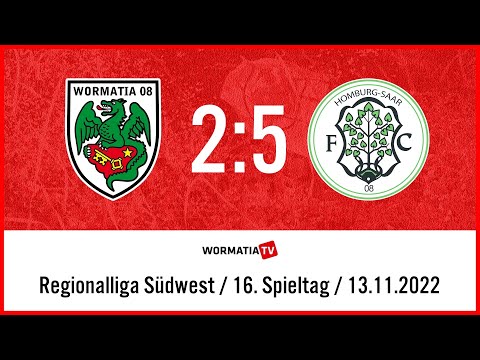 Wormatia Worms - FC 08 Homburg 2:5 (13.11.2022)