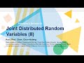 W15 機率與統計 Jointly Distributed Random Variables (II) #jointPDF #jointPMF #orderstatistics #序列統計