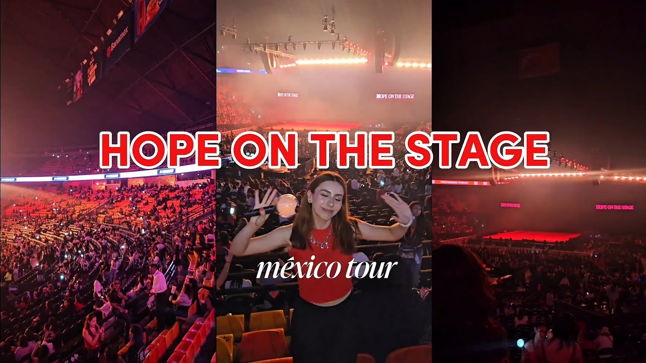 VLOG 1: FUIMOS AL CONCIERTO DE JHOPE EN MÉXICO| HOPE ON THE STAGE✨️ | gozadera, milagros y enfermas