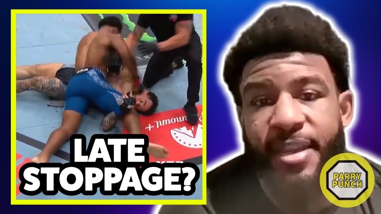 Jacobe Smith Addresses Late Stoppage in Josiah Harrell Fight at UFC Houston: 