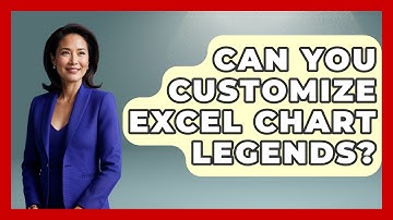 Can You Customize Excel Chart Legends? - Docs and Sheets Pro