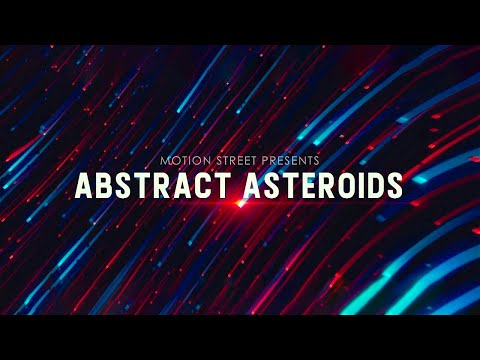 Abstract Asteroids in After Effects