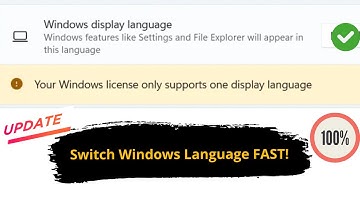 How to fix your windows license only supports one display language (2025 Quick & Easy)