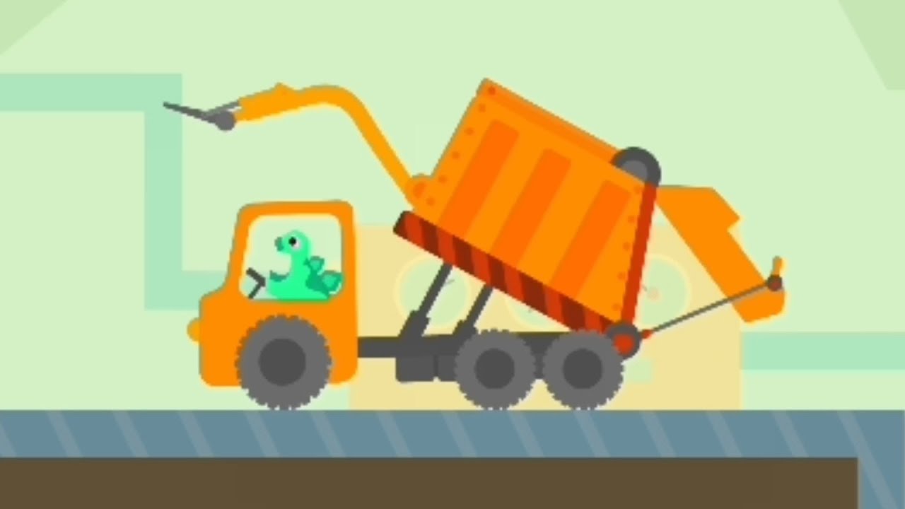 Garbage Truck Dinosaur - Gaming video making for Children - Cartoon Android gameplay