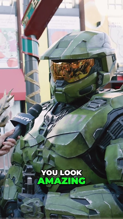 Just how GOOD is this Master Chief cosplay? #halo #sdcc #comiccon